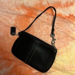 coach leather pouch